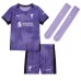 Billige Liverpool Virgil van Dijk #4 Børnetøj Tredjetrøje til baby 2023-24 Kortærmet (+ korte bukser)
